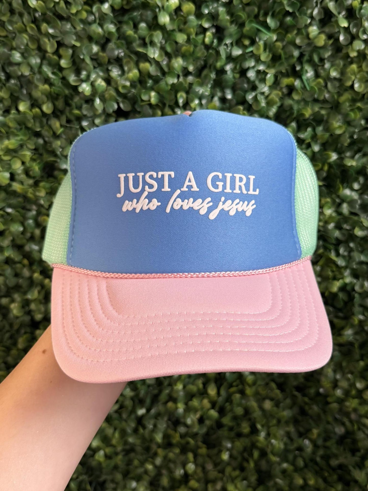 Just A Girl Who loves Jesus Hat