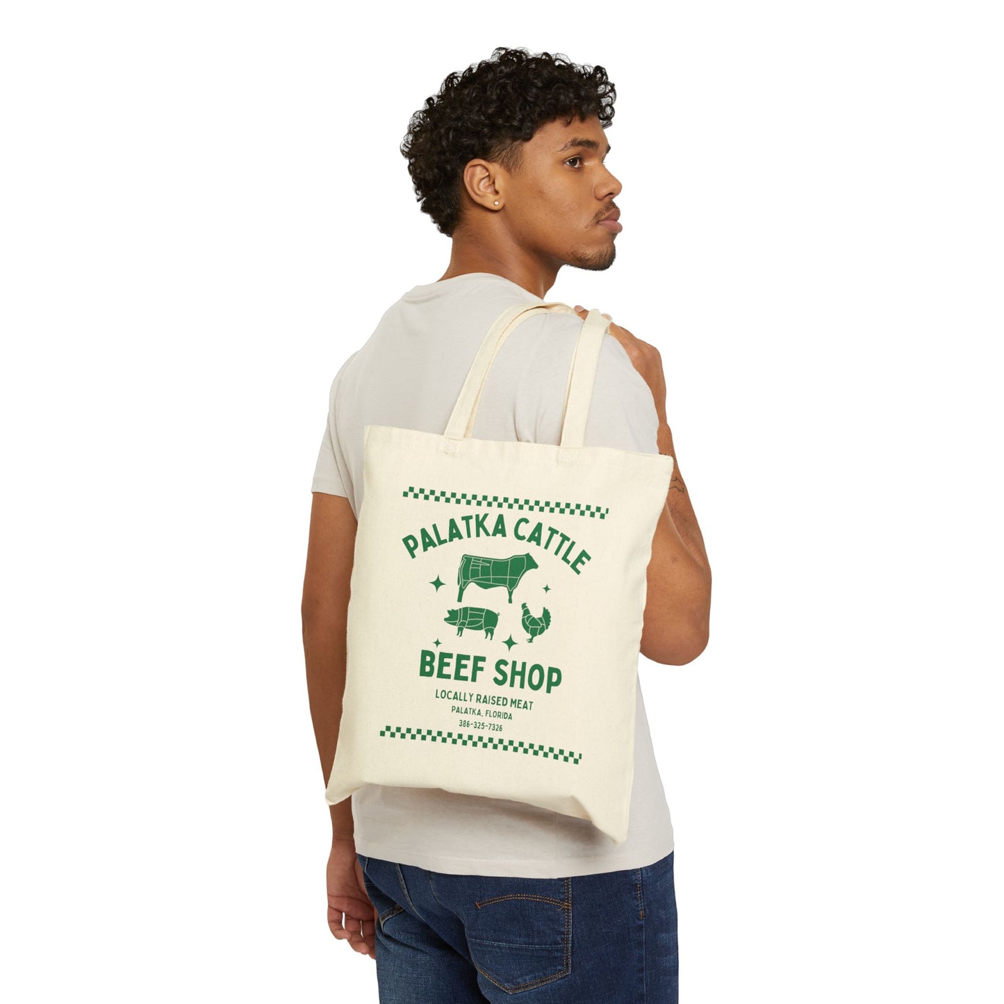 Palatka Cattle Beef Shop Tote Bag