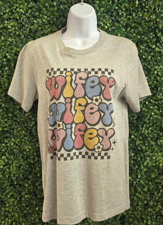 Retro Wifey Tee Small